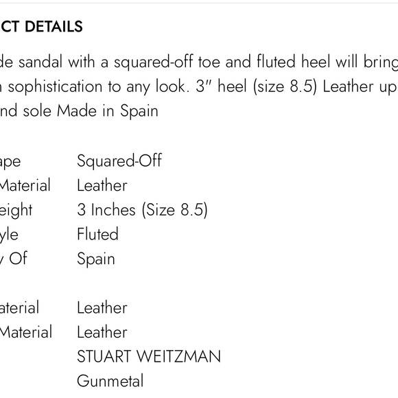 Stuart Weitzman Tia slide heel sandal - Picture 12 of 13
